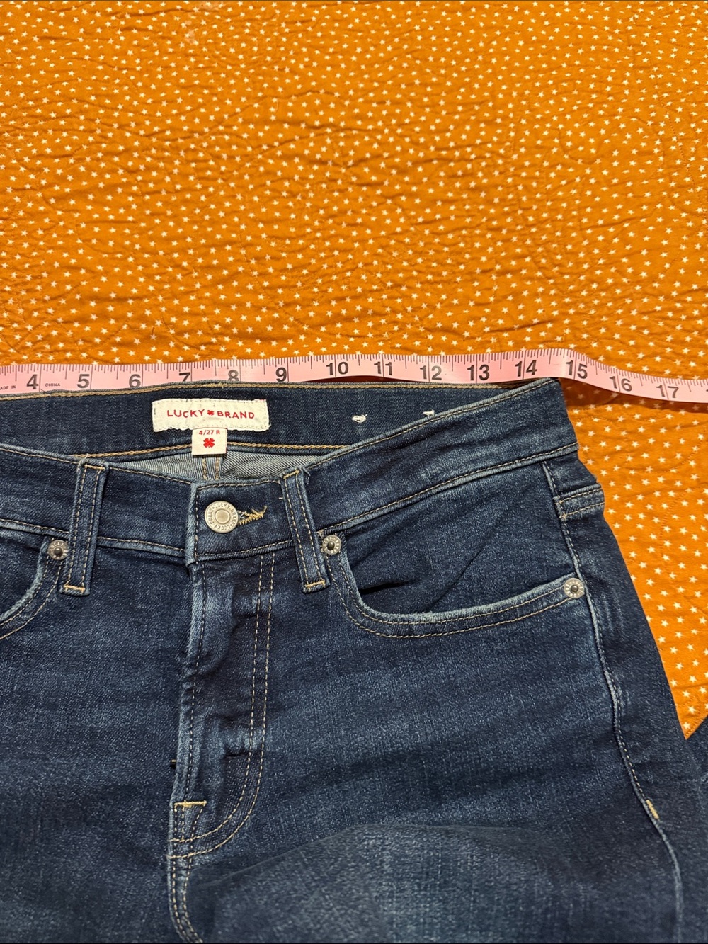 Lucky Brand Dark Blue Flare Jeans - Picture 8 of 10
